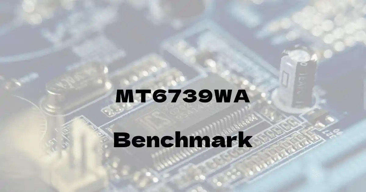 MediaTek MT6739WAのantutuベンチマークを公開！