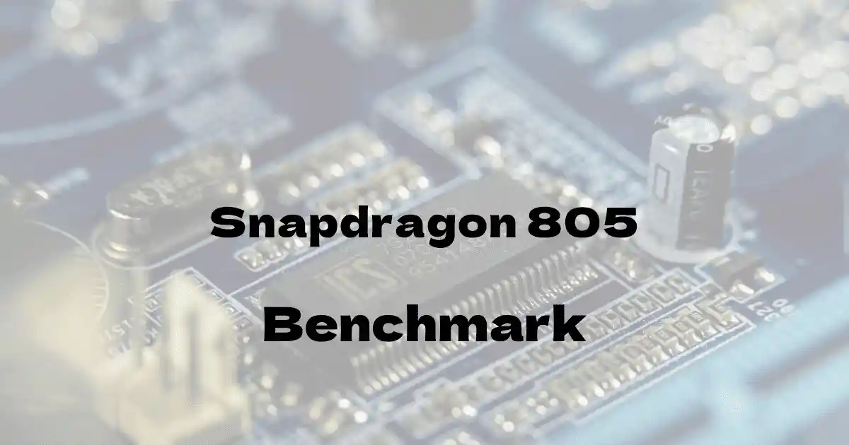 Qualcomm Snapdragon 805のantutuベンチマークを公開！